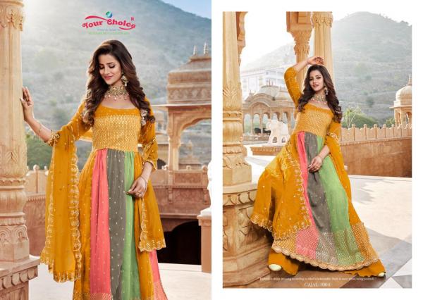 Your Choice Gajal Nyra Cut Georgette Designer Salwar Suit Collection